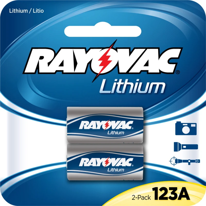 123a Lithium Batteries, 2 Pack