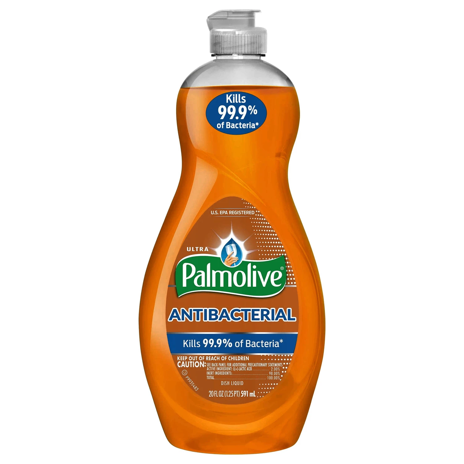 Ultra Strength Fresh Scent Antibacterial Liquid Dish Soap 20 Oz