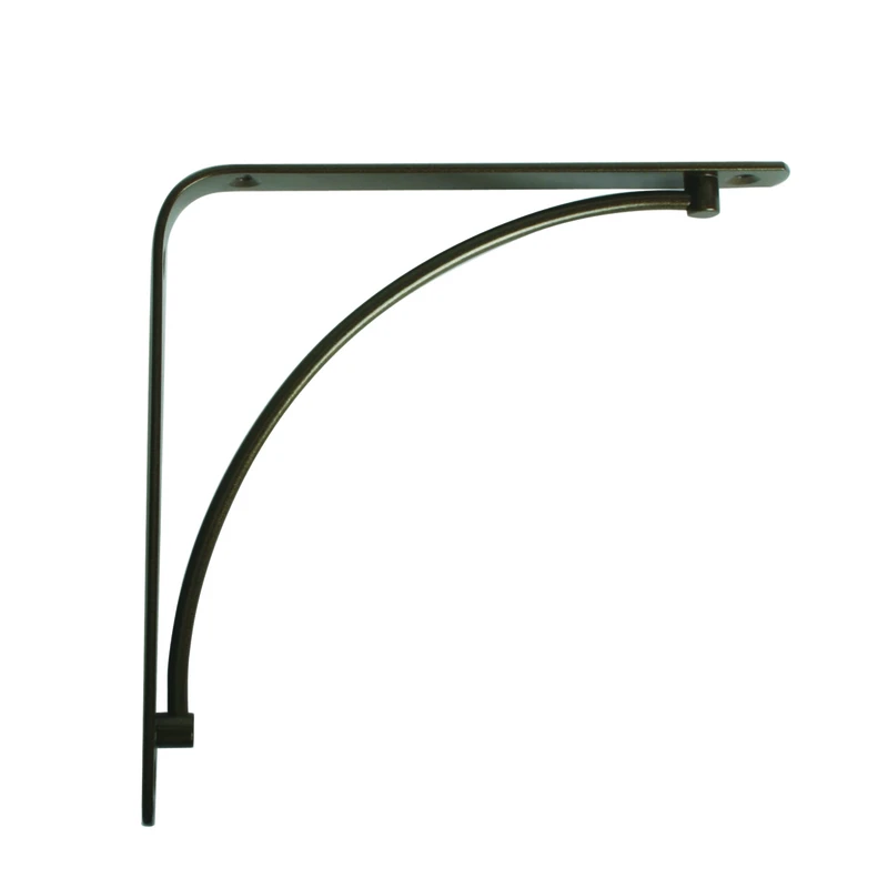 200 Series Manchester 8 In. Antique Bronze Steel Shelf Bracket