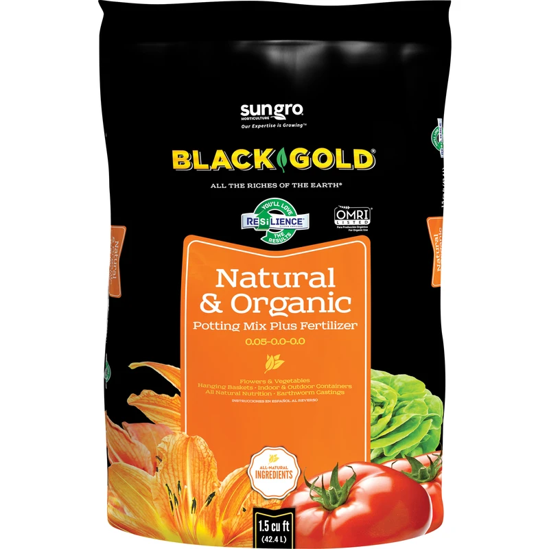 1.5 Cu. Ft. Organic Potting Soil Mix For All Purpose Gardening