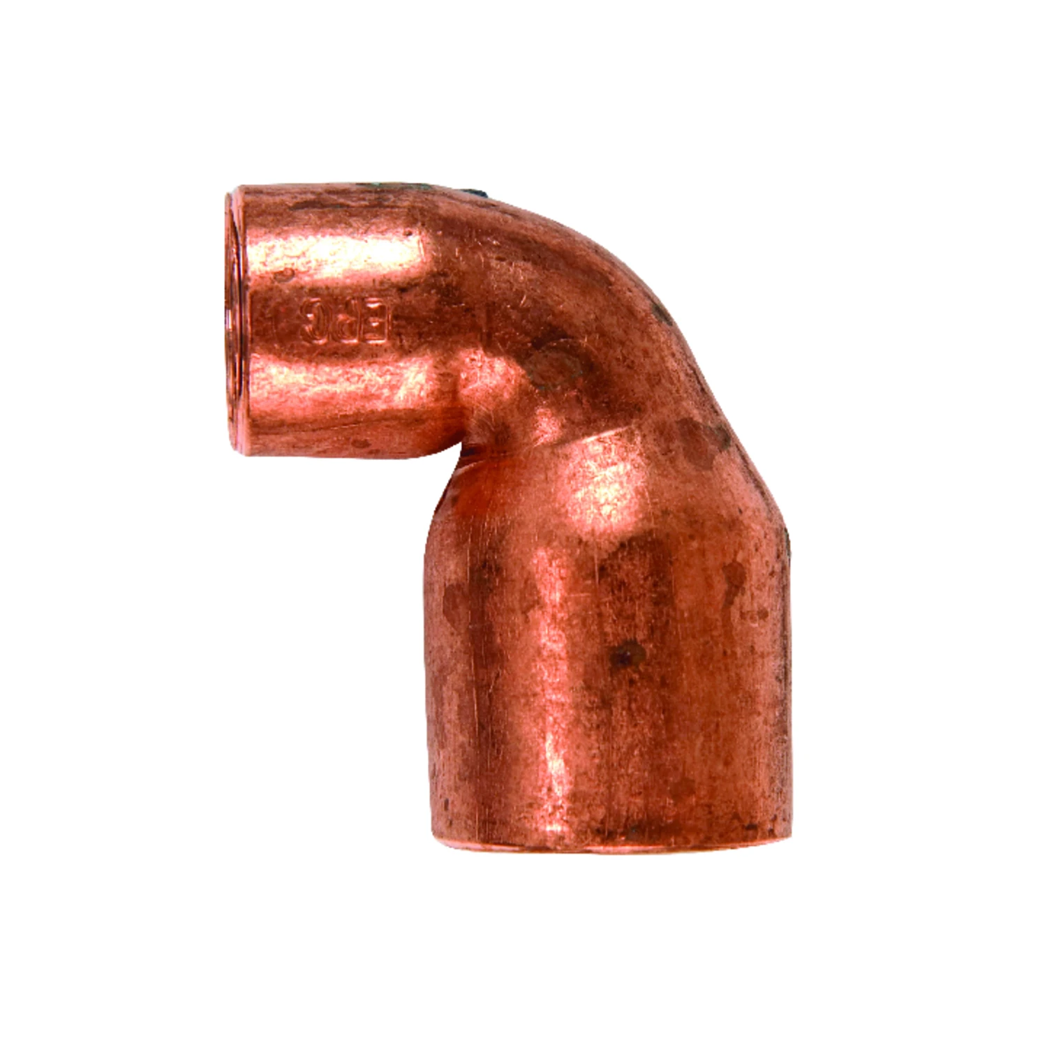 Copper Pipe Reducing Elbow, 90 Degrees, 1 X 3/4 In. Cxc