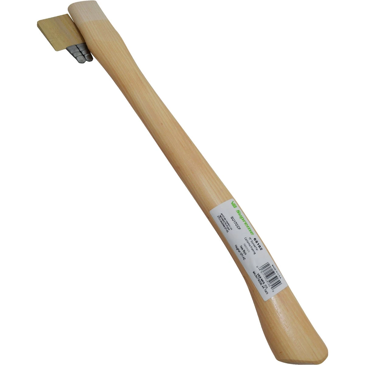 19 In. Curved Hickory Framing Hammer Replacement Handle Model 65182