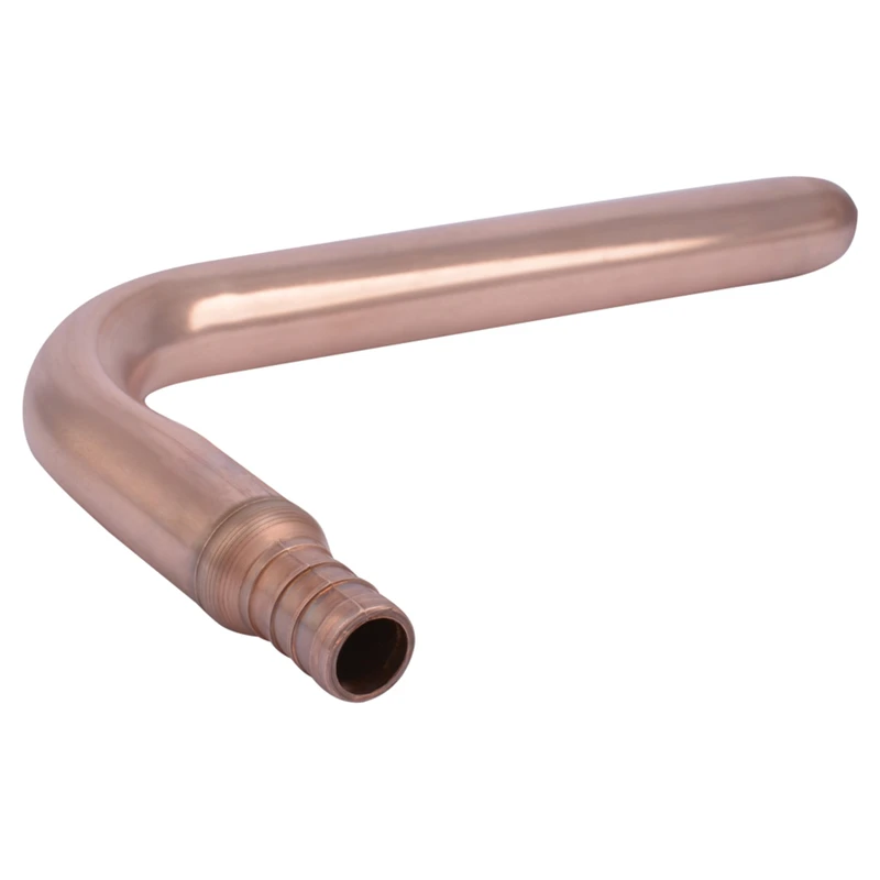 Lead Free Pex Copper Stub Out Elbow, 1/2 X 6 Inches, Model 23070