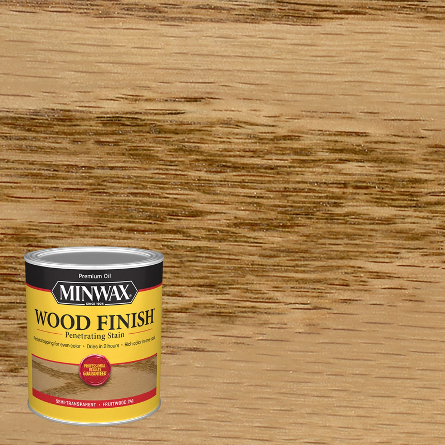 Wood Finish Penetrating Stain, Fruitwood, 1 Quart - Oil-based Interior Stain