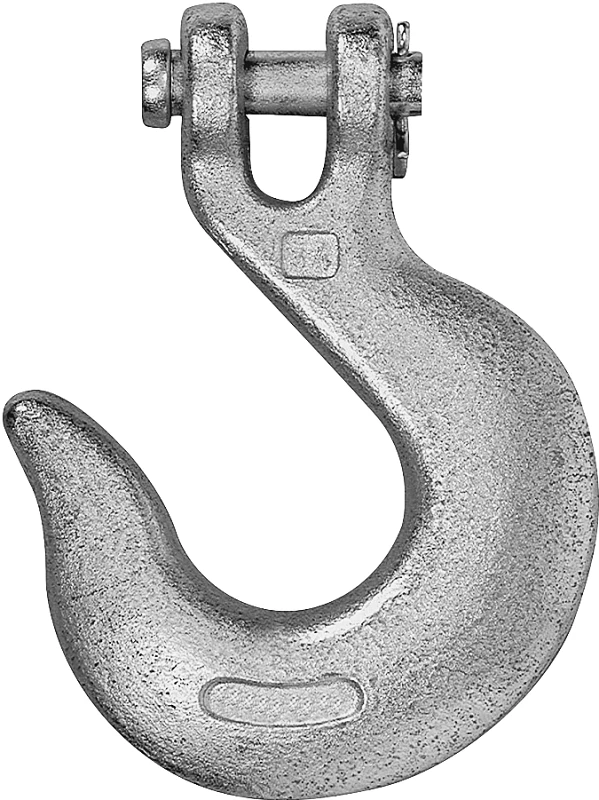1/4 In. Grade 43 Zinc-plated Clevis Slip Hook - 2600 Lb Load Capacity