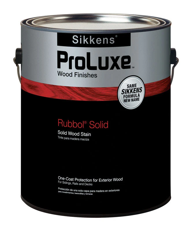 Rubbol Solid Low Luster Deep Tint Base Acrylic Wood Stain 1 Gallon