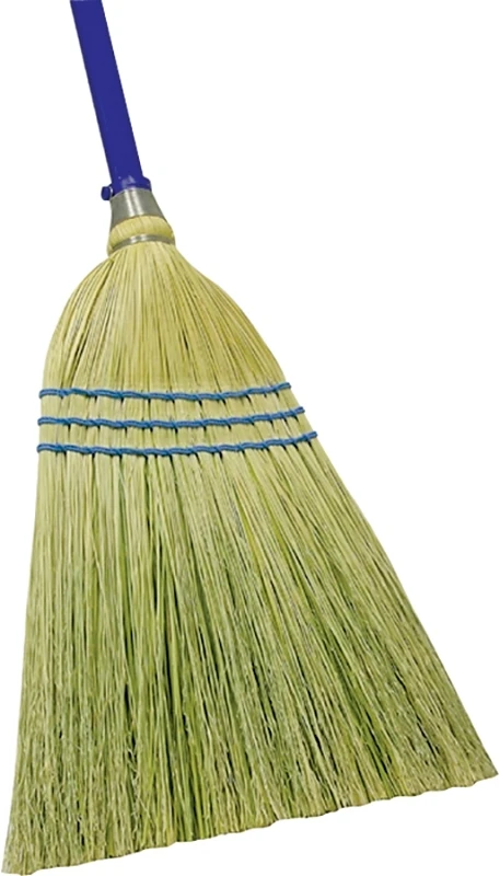 Lightweight Corn Broom With 40" Steel Handle And 10" Sweeping Width