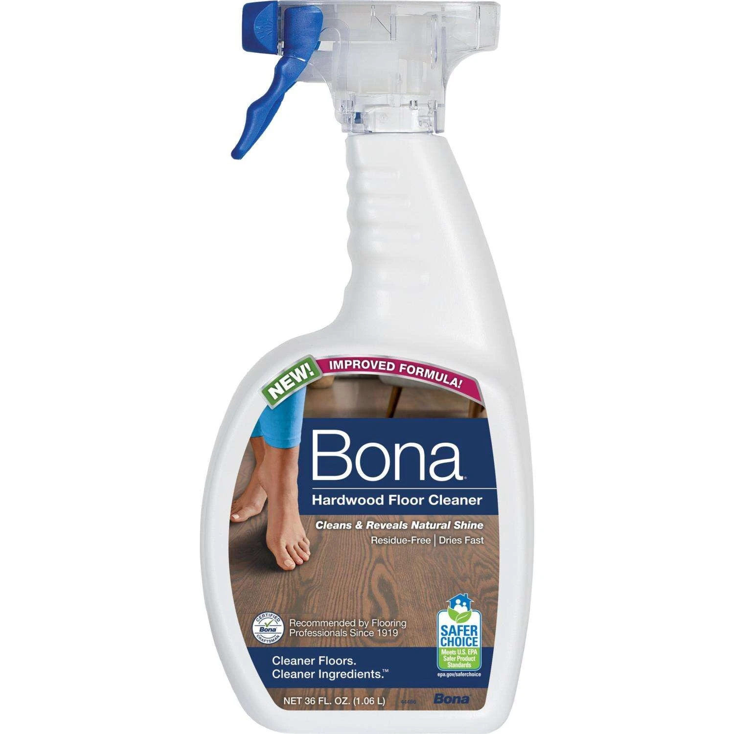 32 Oz. Hardwood Floor Cleaner Spray - Residue-free, Fast Drying, Safe For Pets
