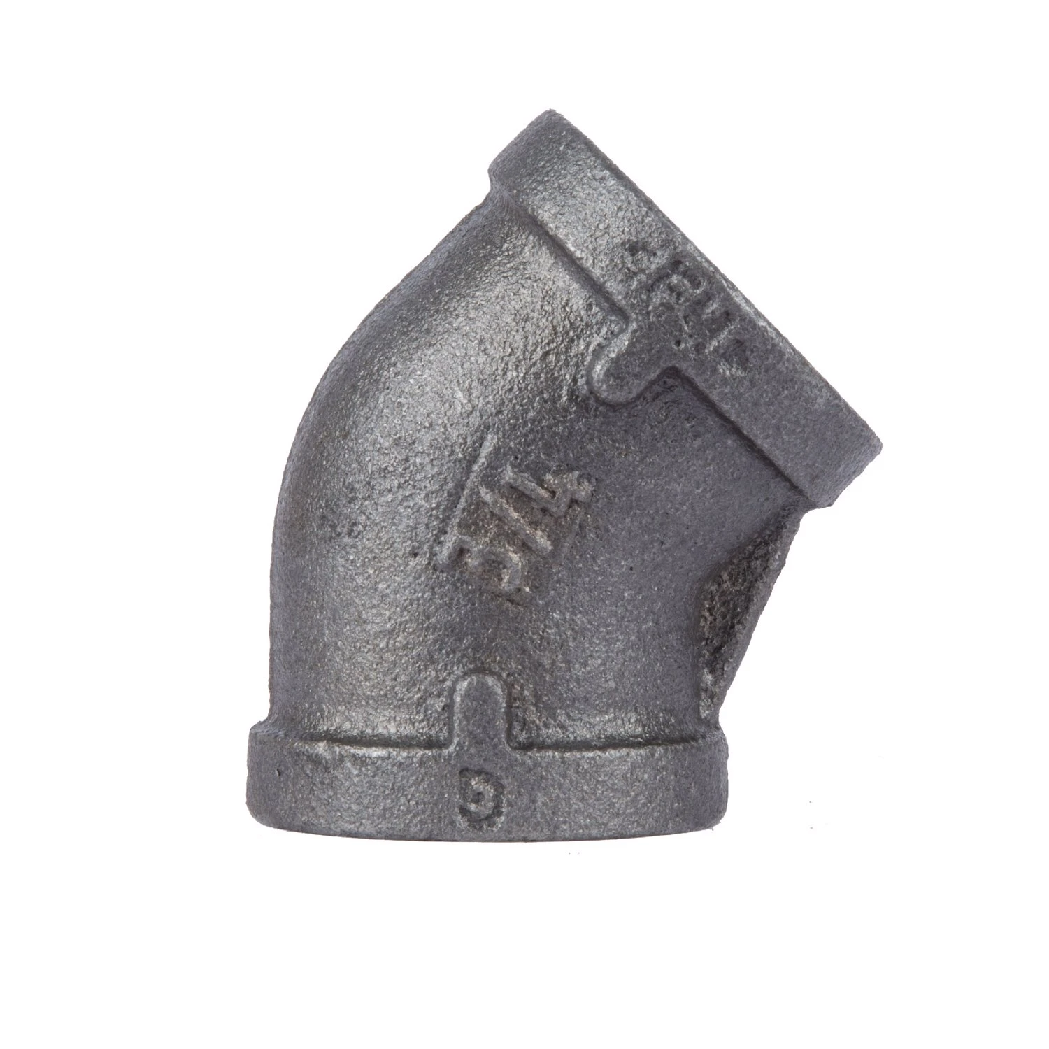 3/4 In. Fip Black Malleable Iron 45 Degree Elbow - Model 310e45-34