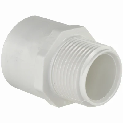 Schedule 40 Pvc Pressure Male Adapter, White, 2 In.