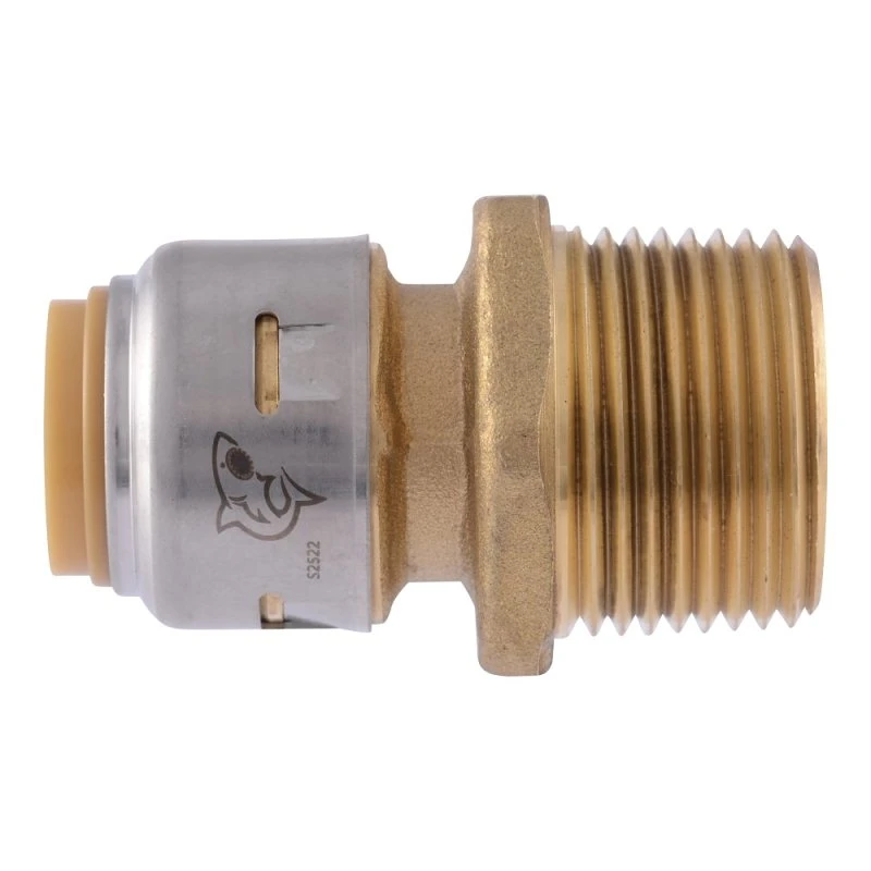1/2 In. X 3/4 In. Reducing Brass Push-to-connect Male Adapter Ur116a