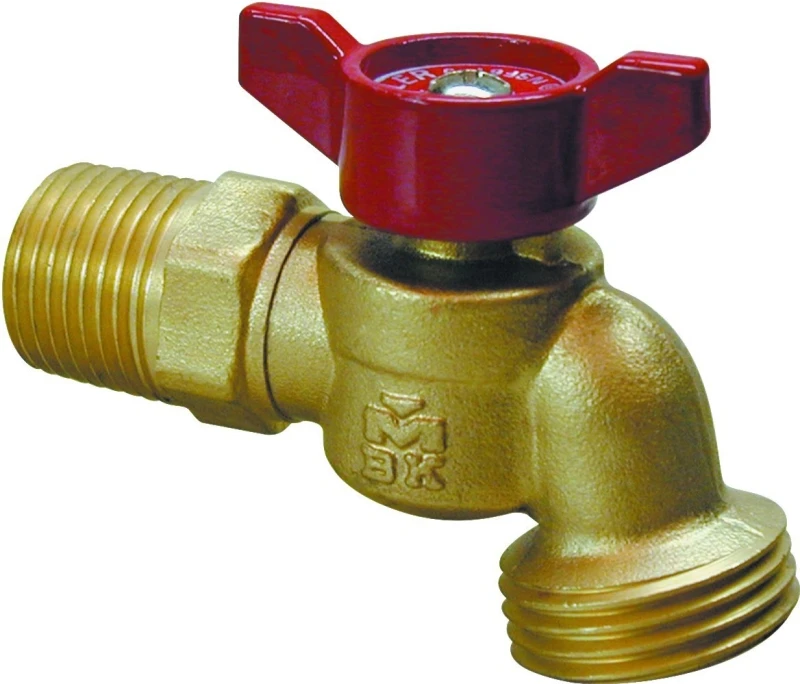 B & K Proline Quartermaster Series 1/2 In. Mip X 3/4 In. Male Hose Thread Brass Hose Bibb