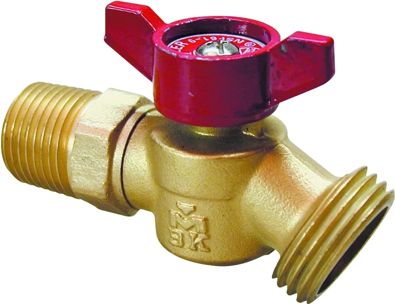 B & K Proline Quartermaster Series 1/2 In. Mip X 3/4 Male Hose Thread No-kink Hose Bibb