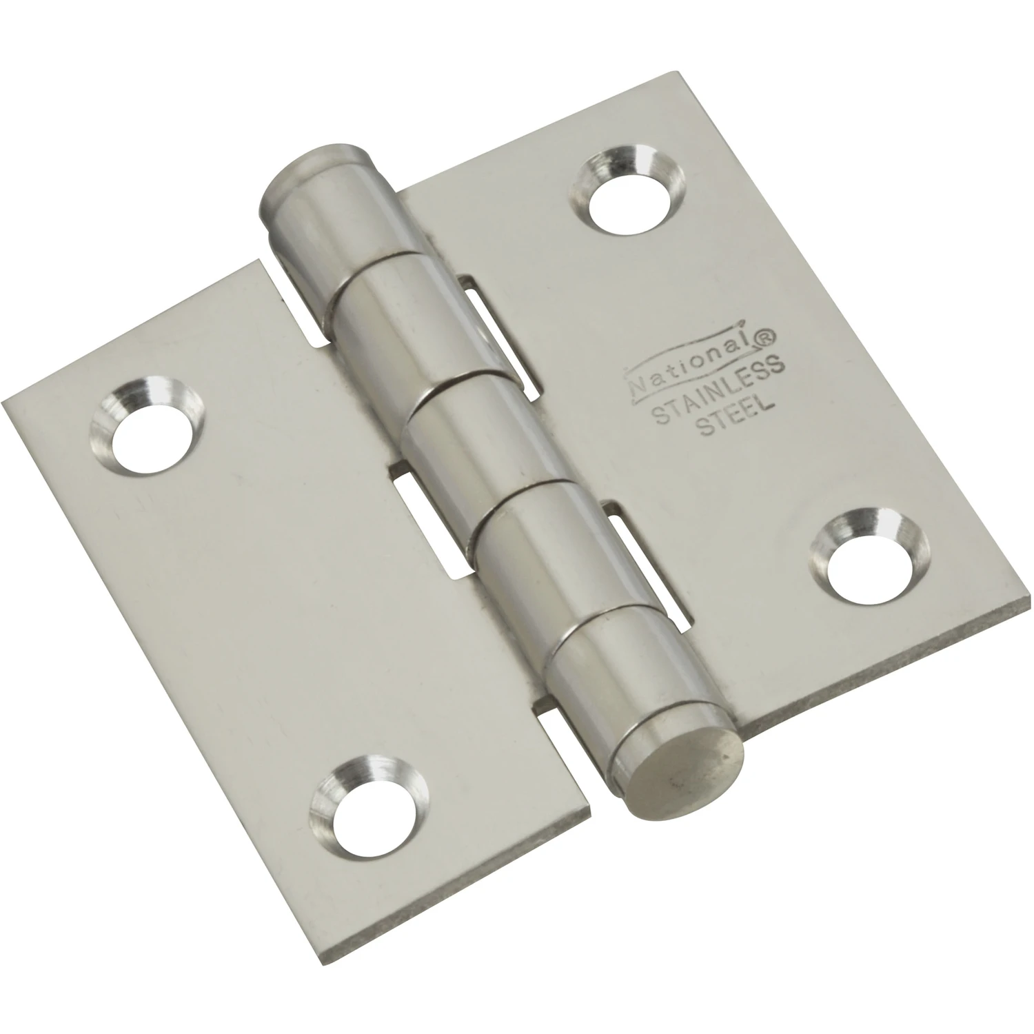 2 X 2 In. Stainless Steel Square Corner Door Hinge