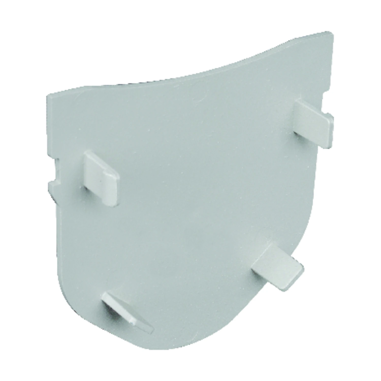Storm Drain Channel End Cap, 4-11/16 In., Polypropylene, Model Fsdp-ec