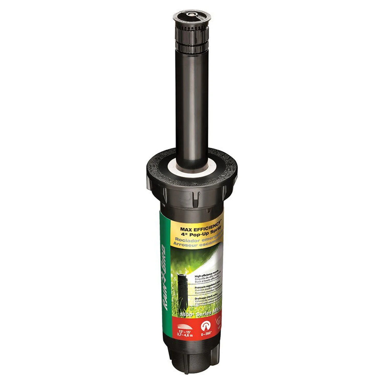 Max Efficiency 4 In. Adjustable Pop-up Sprinkler Head With Pressure Regulation