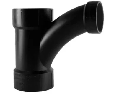 4 X 4 X 3 In. Hub X Hub X Hub Abs Long Turn Wye Fitting