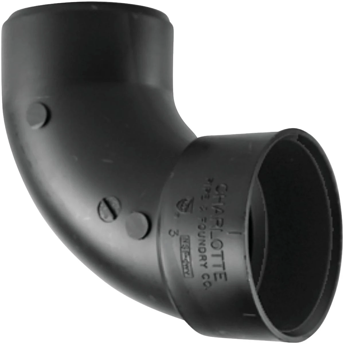 1-1/2 In. Hub X Spigot 90 Degree Abs Elbow For Drain-waste-vent