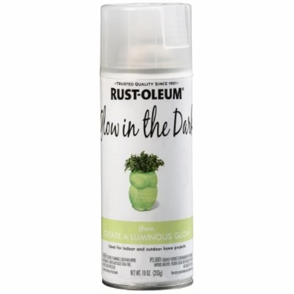 Specialty 10 Oz Green Glow-in-the-dark Spray Paint - Flat Finish