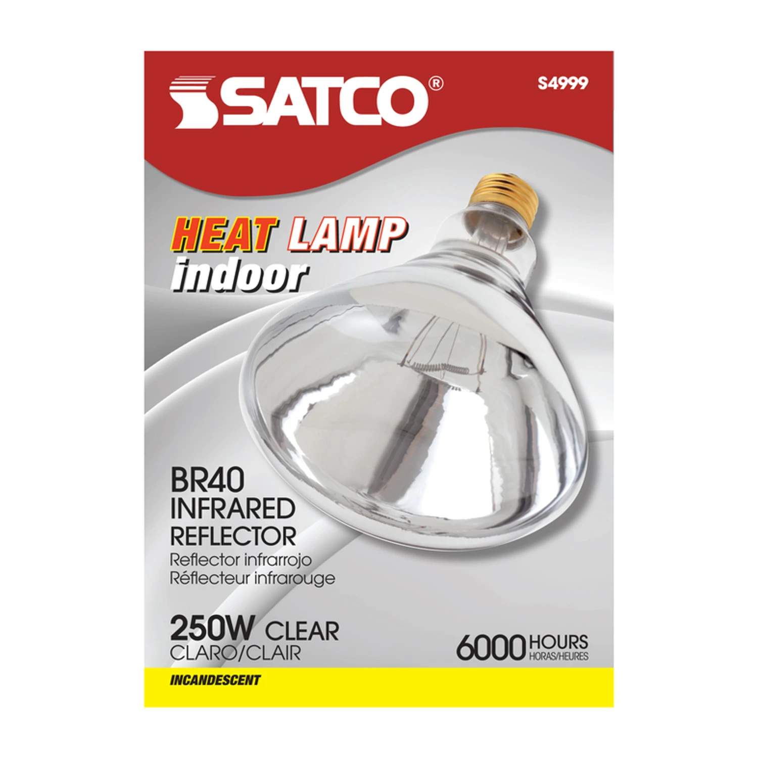 Heat Lamp, R40, 250-watts