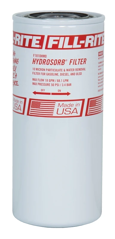 Nickel Plated Hydrosorb Spin-on Filter 18 Gpm For Fuel Transfer Systems