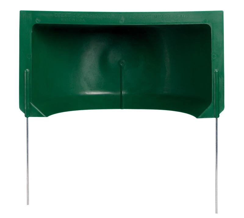 13 In. W. X 13.25 In. H. High-impact Poly Sprinkler Splash Shield