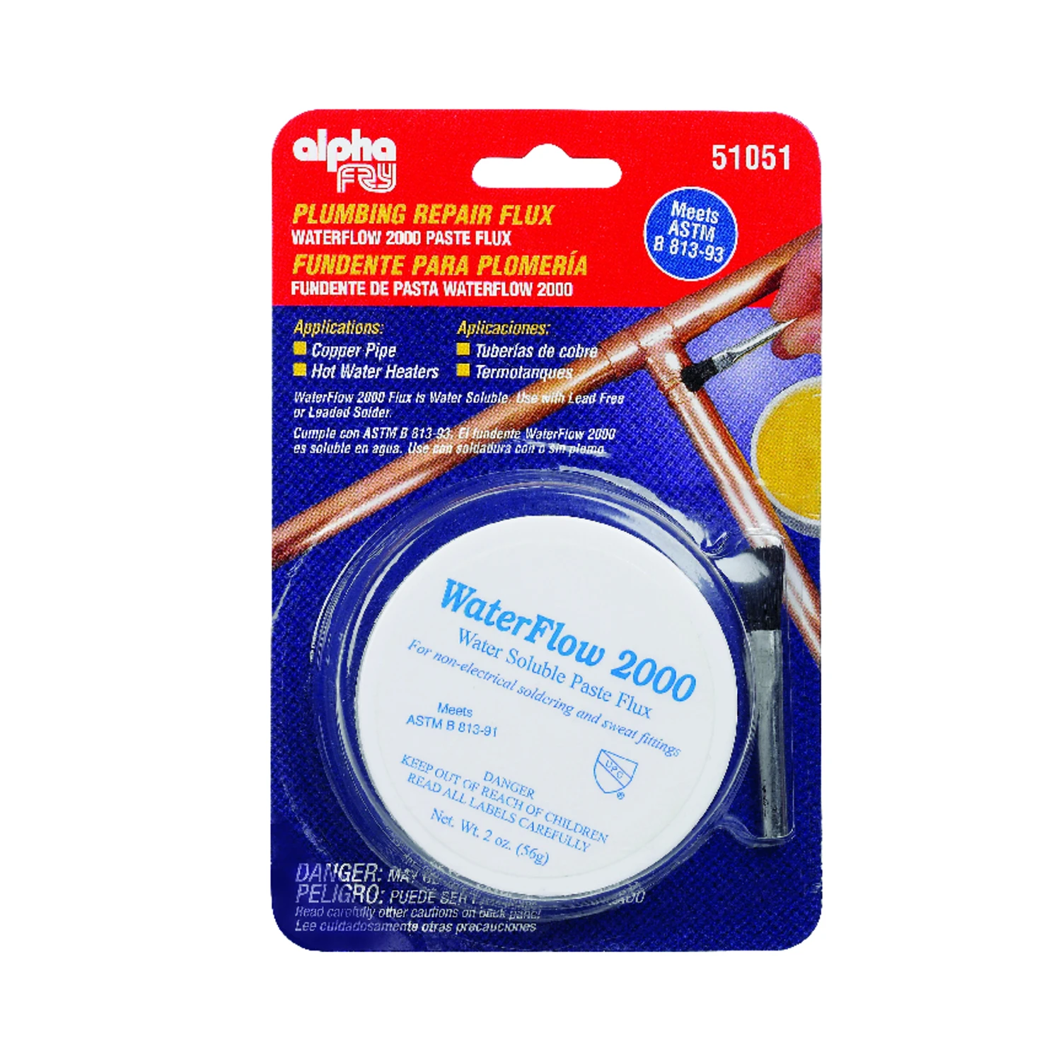 2 Oz Lead-free Water Soluble Flux For Plumbing And Soldering