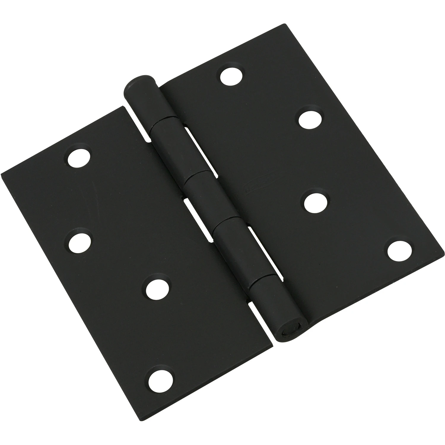 4 X 4 In. Black Square Corner Door Hinge