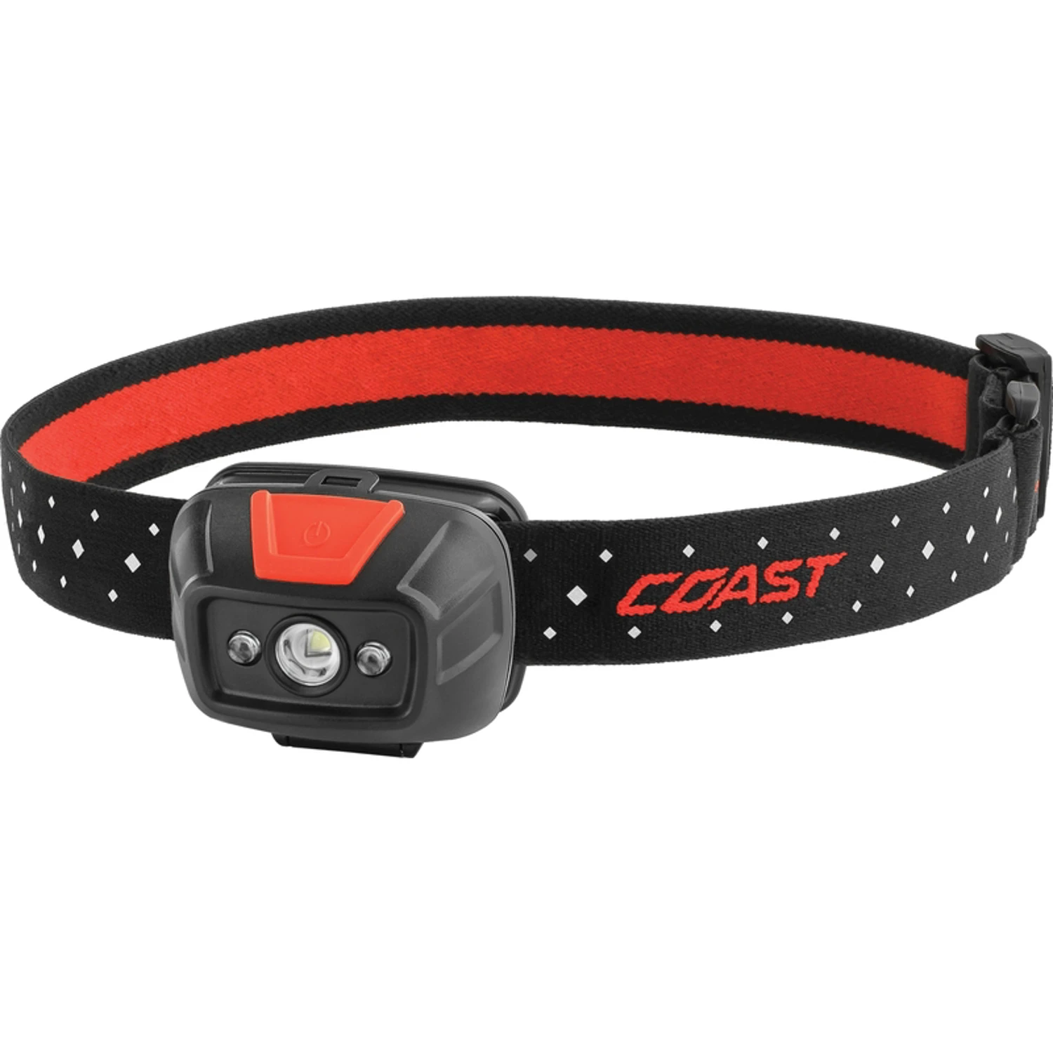 Fl19 330 Lumens Black/red Led Head Lamp With Aaa Battery