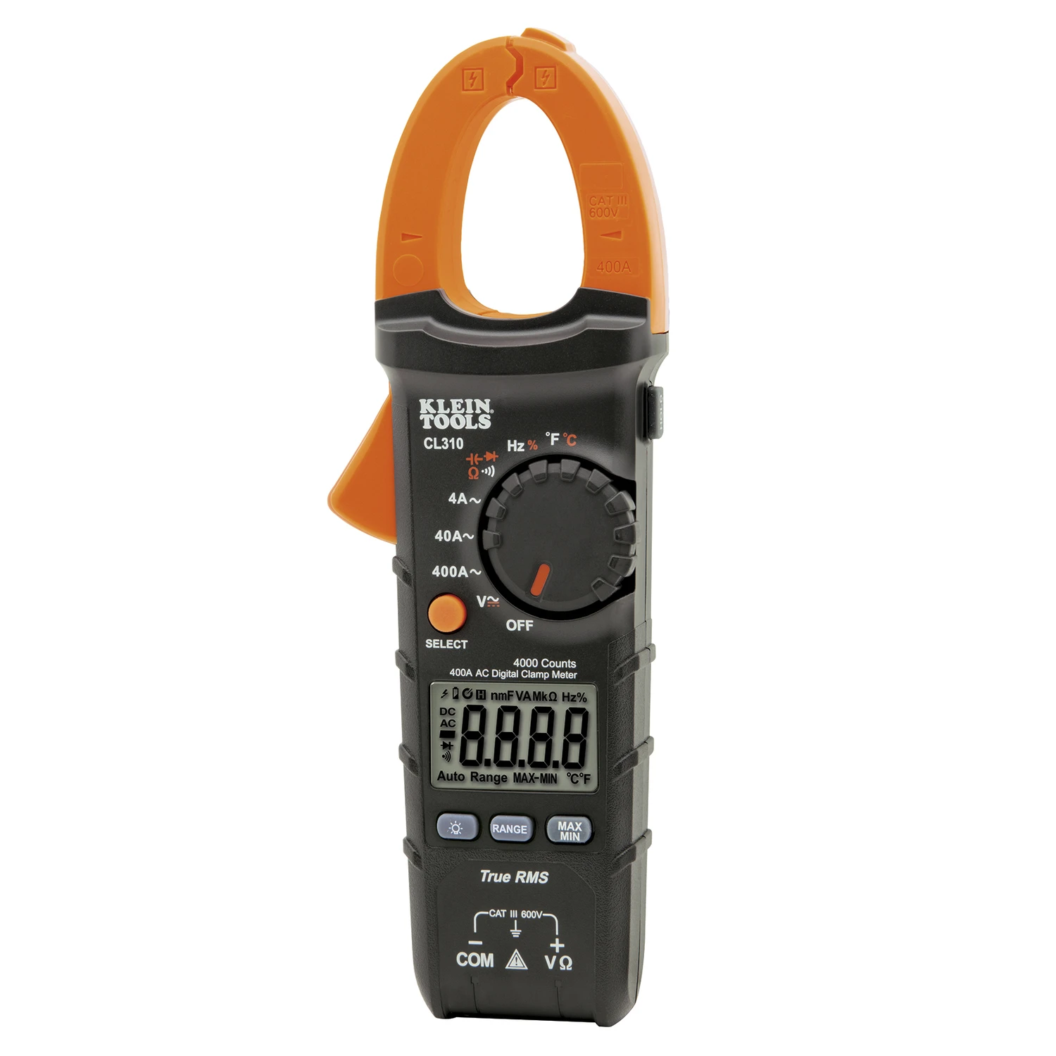 Hvac Digital Clamp Meter, 400a