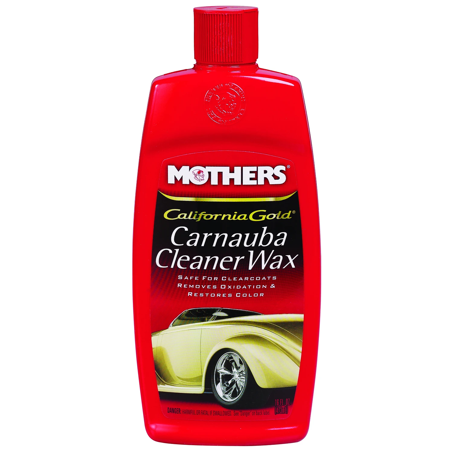 California Gold Carnauba Cleaner Wax 16 Oz - Liquid Auto Wax For All Paints