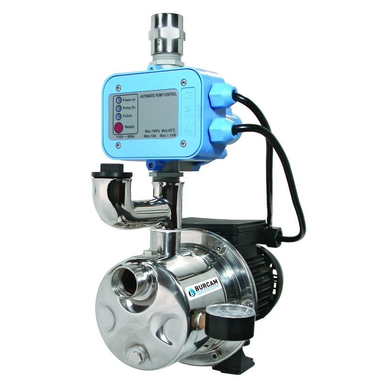 3/4 Hp Stainless Steel Shallow Well Pump 900 Gph Electronic Control