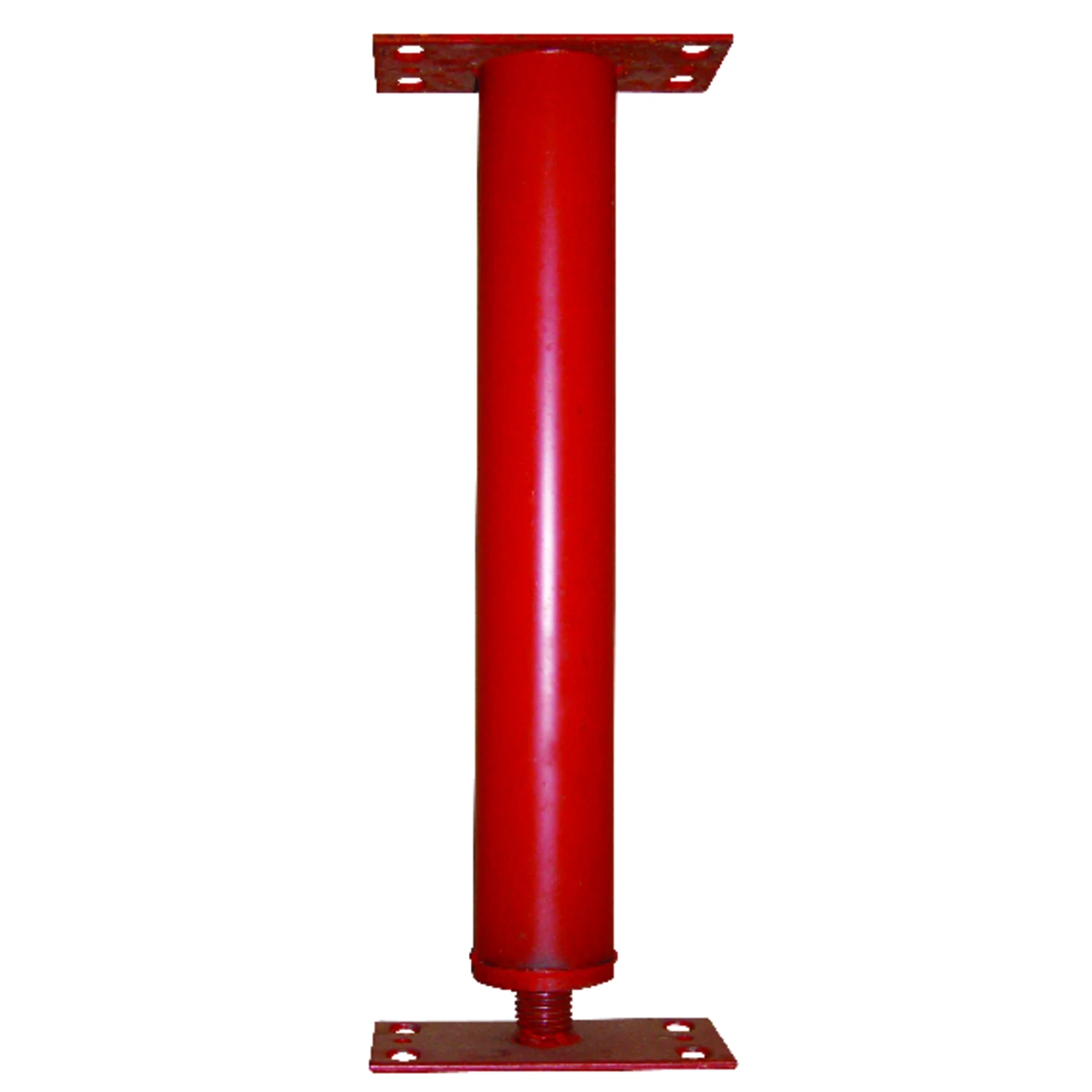 Jack Post Adjustable Steel Column With M Plate, 11 Gauge, 7 Feet 6 Inches To 7 Feet 10 Inches Height