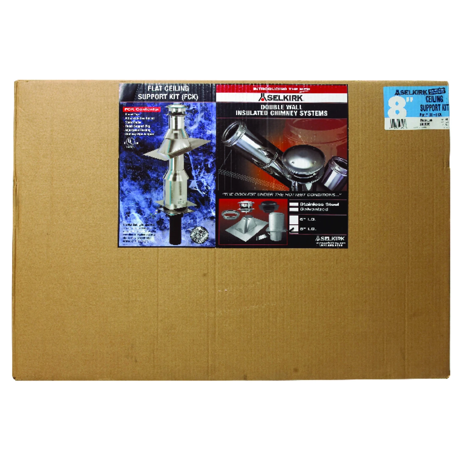 Metalbest 8-inch Residential Chimney System With Complete Installation Kit
