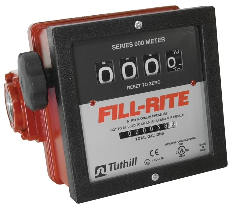 Aluminum 4-wheel Mechanical Meter 40 Gpm Model 901c