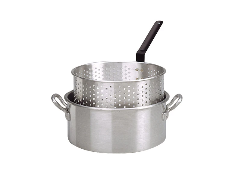 10 Quart Aluminum Deep Fryer With Basket And Heat-resistant Handles
