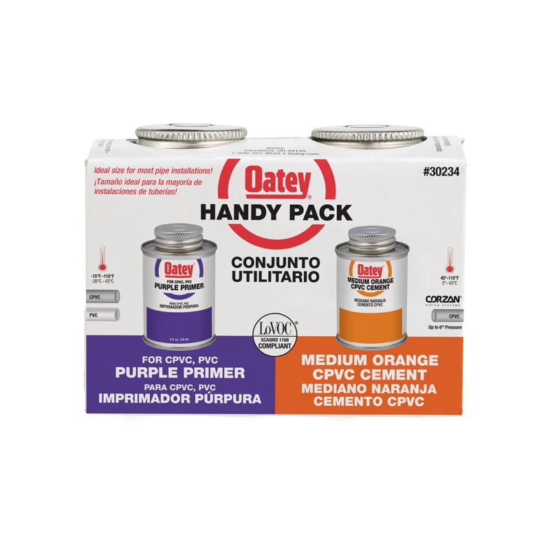 4 Oz. Handy Pack Orange Primer And Cement For Cpvc/pvc