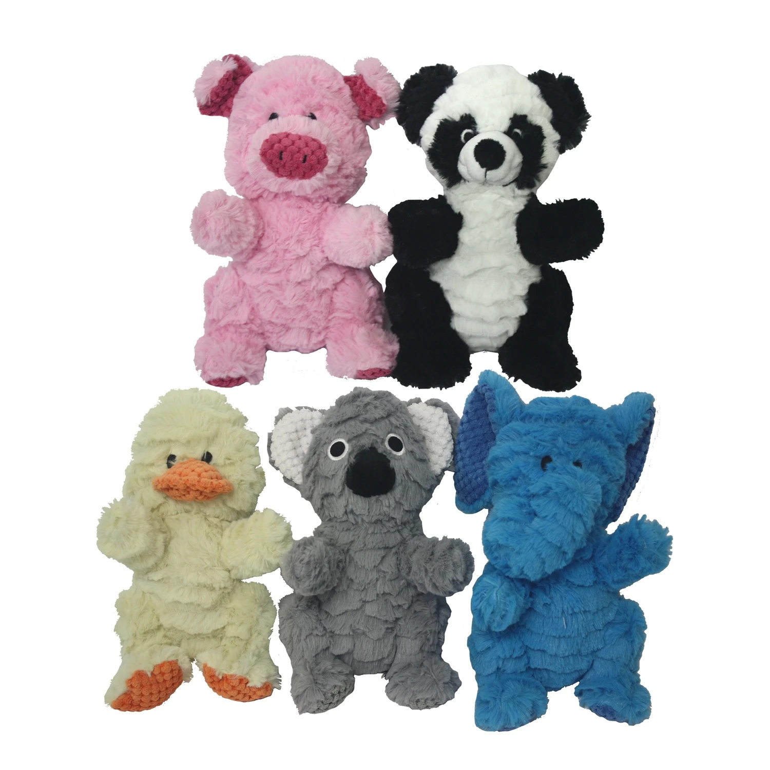 Wrinkleez Assorted Plush Dog Toy, 9-inch, Soft And Squeaky