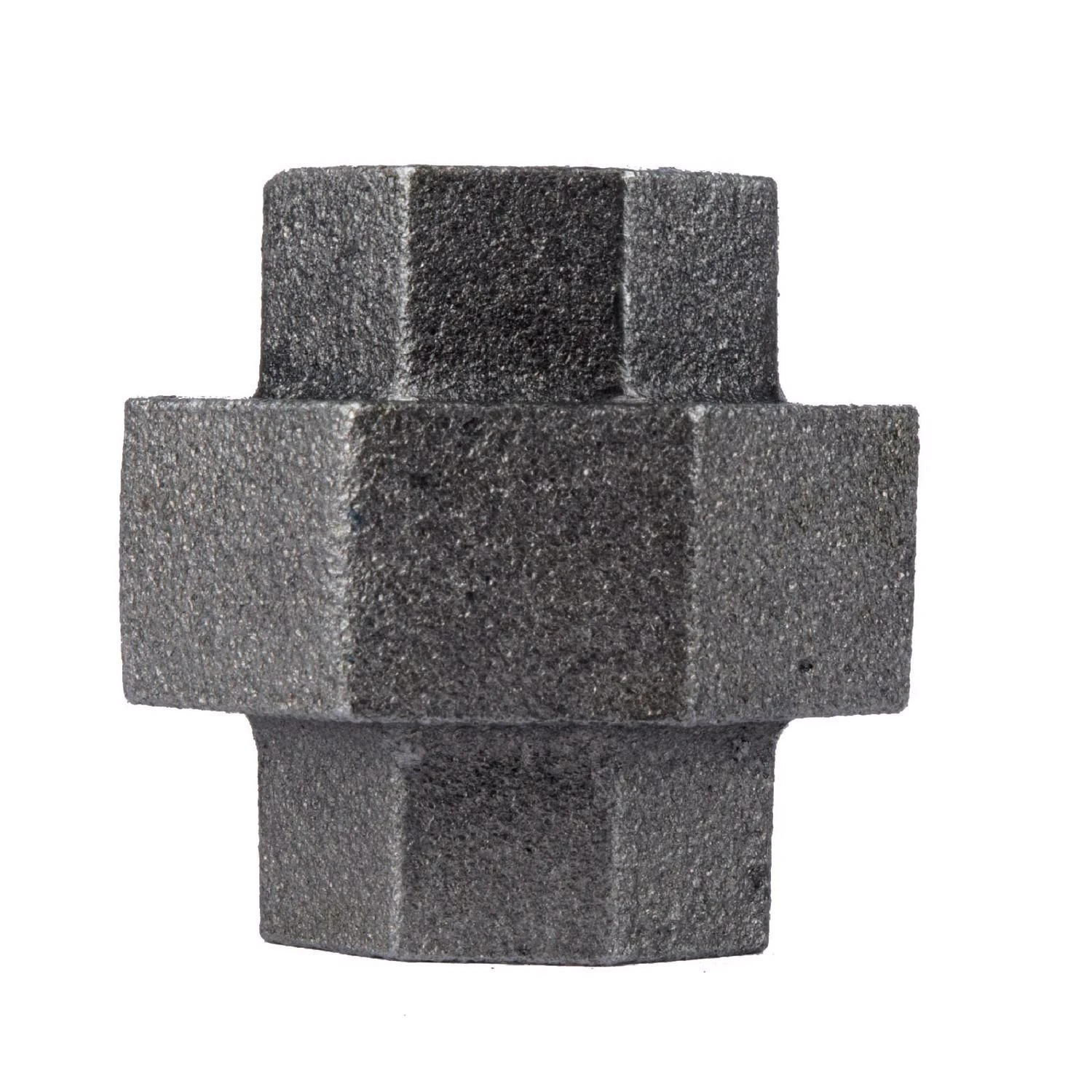 3/8 In. Fip X 3/8 In. D Fip Black Malleable Iron Union