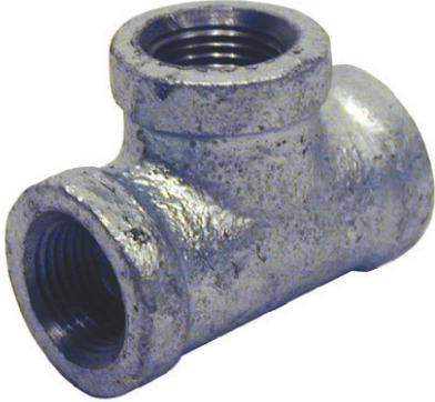 1/8 In. Fip Galvanized Malleable Iron Tee - Model 311ut-18