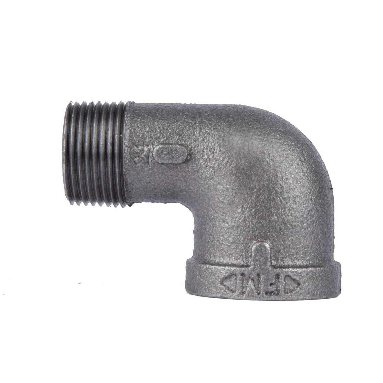 3/8 In. Mip X 3/8 In. Fip Black Malleable Iron 90 Degree Street Elbow