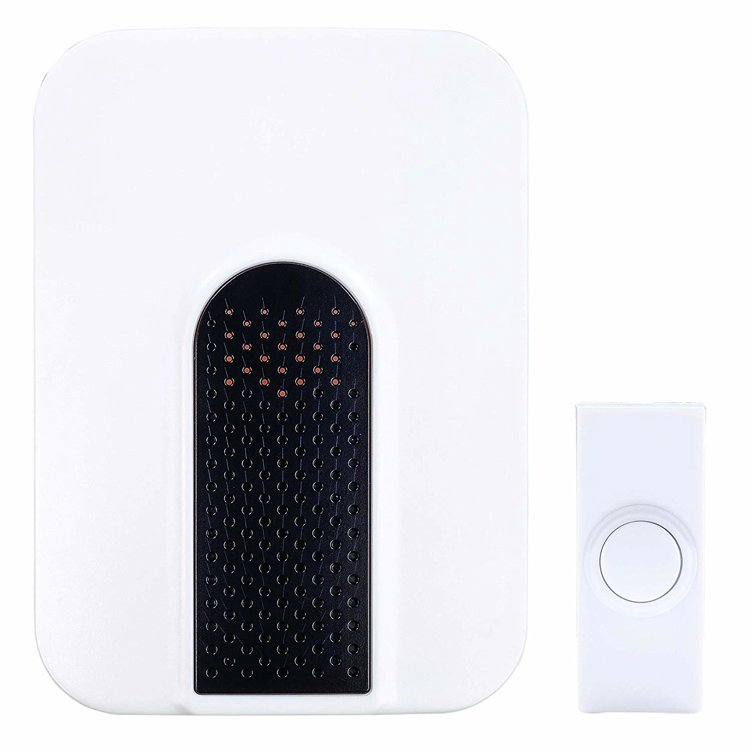 Wireless Plug-in Door Chime Kit, Black/white, Model 18000083