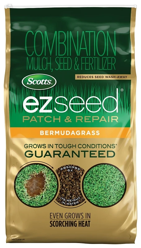Premium Bermudagrass Seed For Lawn Repair, 10 Lbs, Covers 225 Sq Ft