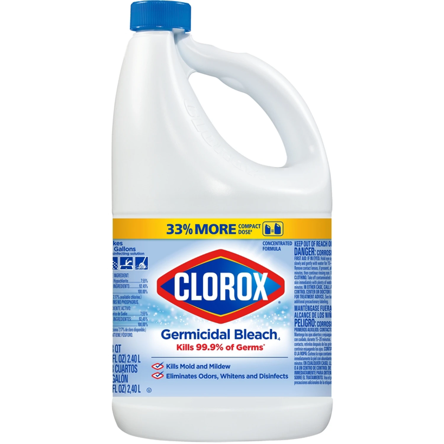 Germicidal Bleach, Concentrated, 81 Oz.