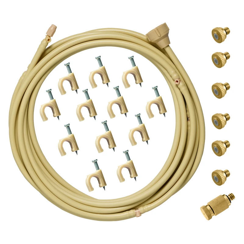 Outdoor Mist Cooling System, 3/8-in. X 10-ft.