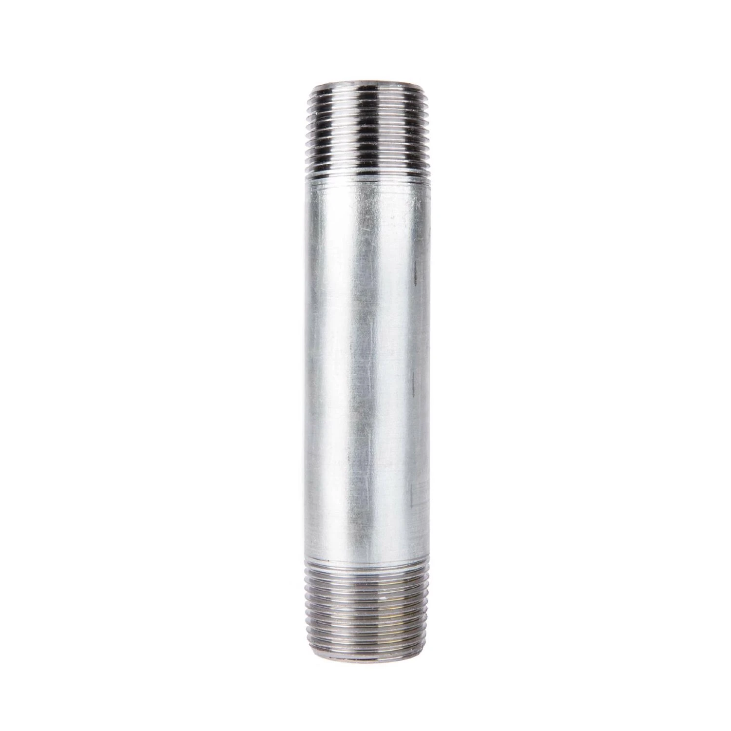 1-1/4 In X 6 In Galvanized Steel Pipe Nipple — Schedule 40, Nsf 61 Lead-free