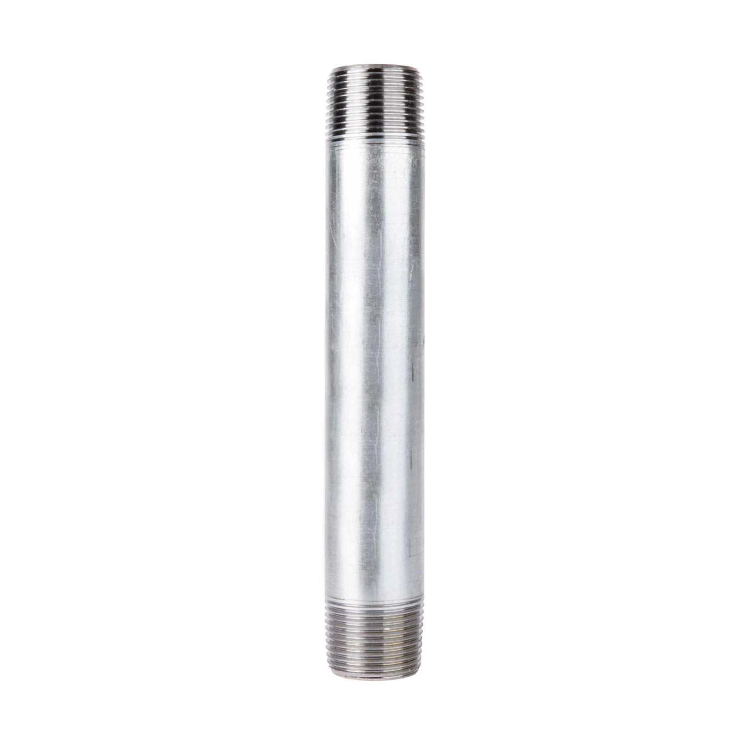 1-1/4 In. Mip Galvanized Steel 8 In. L Nipple For Plumbing