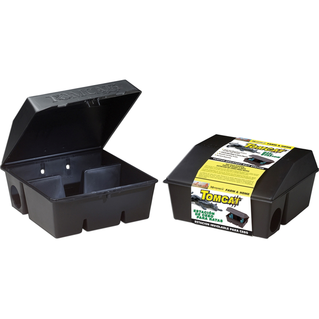 Tamper-resistant Rat Bait Station For Indoor And Outdoor Use