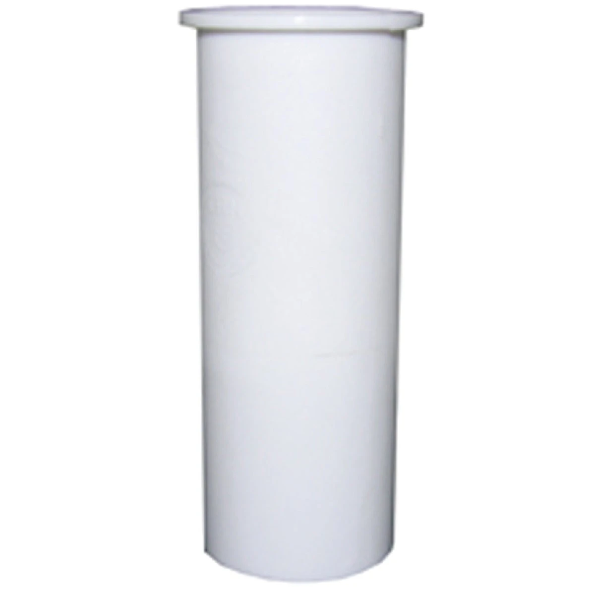 1-1/2 In. Od X 12 In. White Plastic Flanged Tailpiece For Sinks