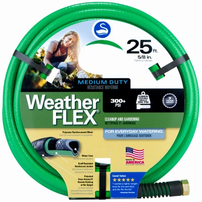 All-weather Garden Hose, Medium-duty, 5/8-inch X 25-feet